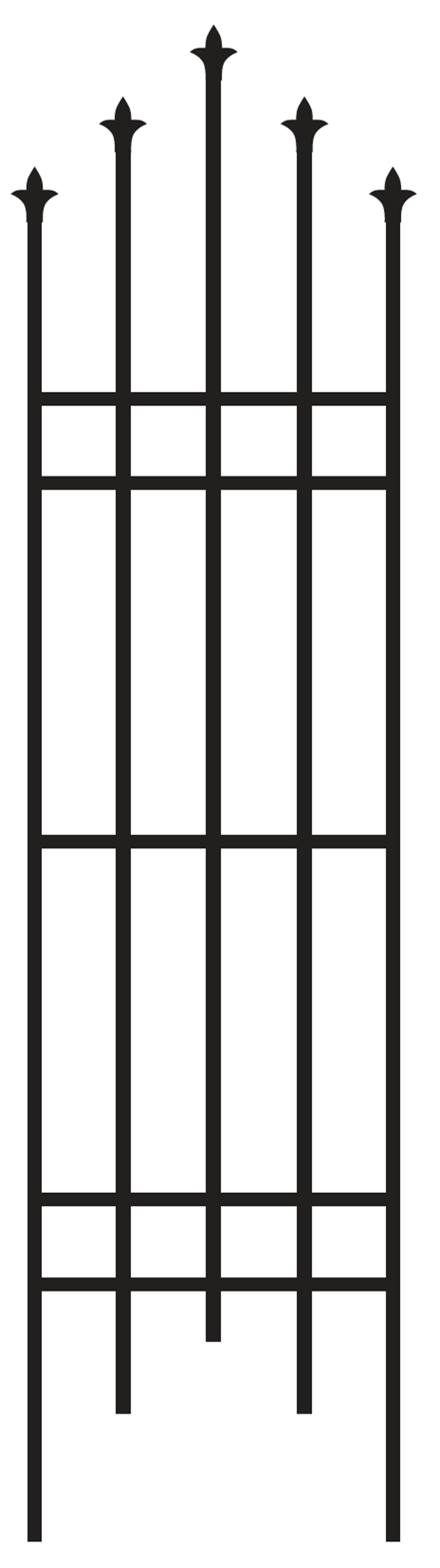 Trellis, Victorian 72" Metal