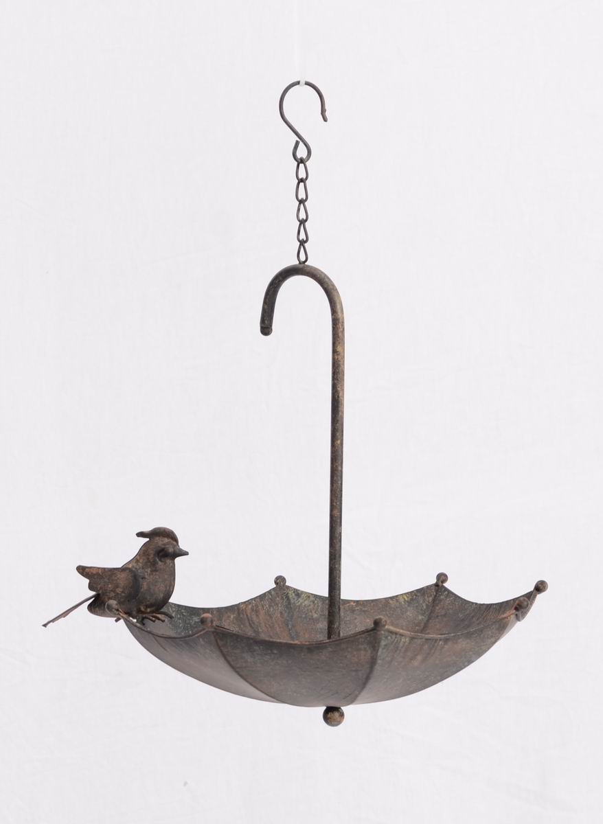 Umbrella Bird Feeder, Rustic