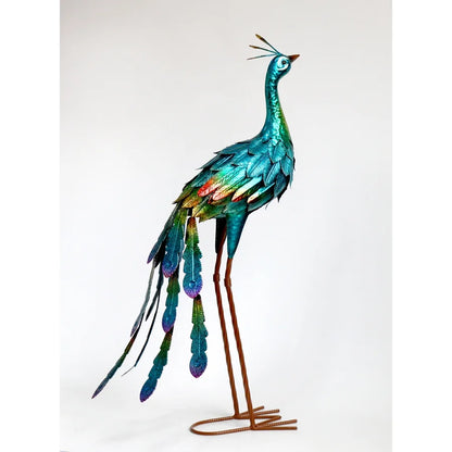 Peacock, Metal Garden Statue