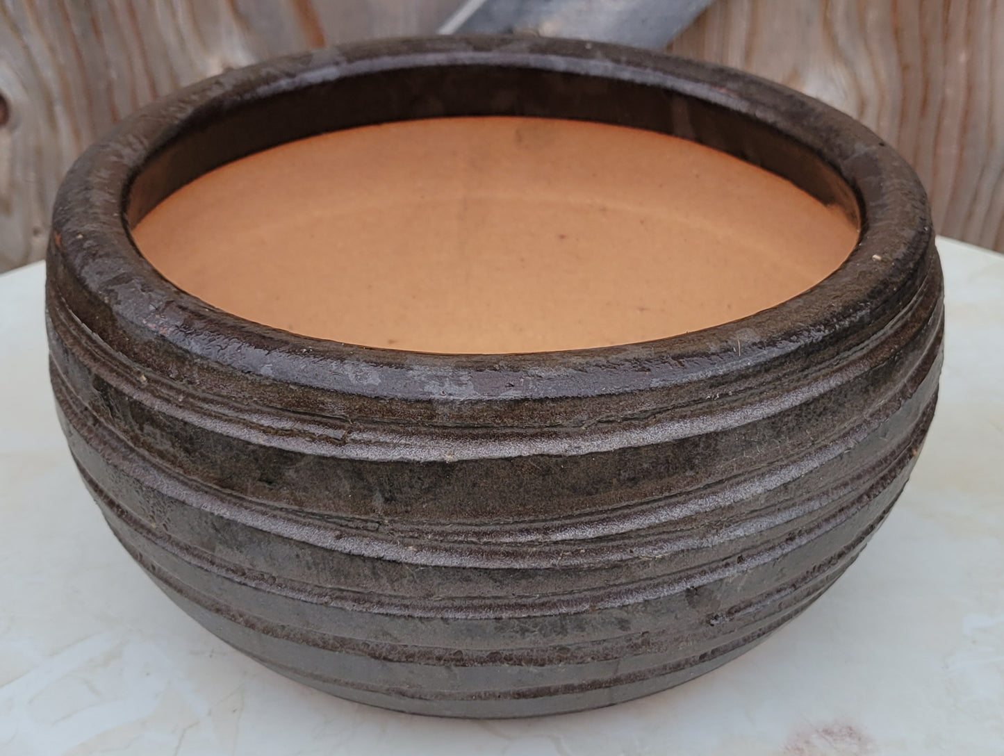 Planter, Ceramic Chess Bowl