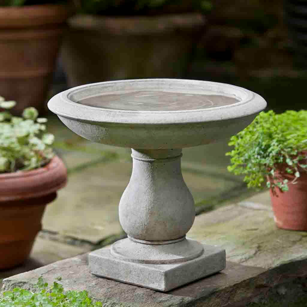 Cement Beauvoir Birdbath