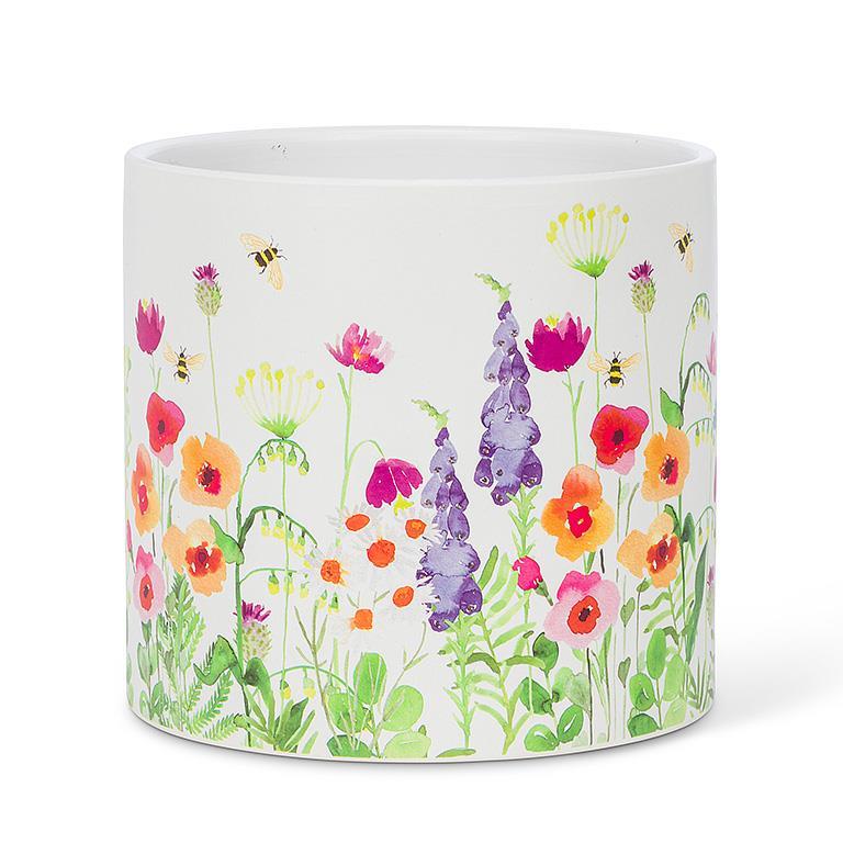 Planter, Floral 6.5"