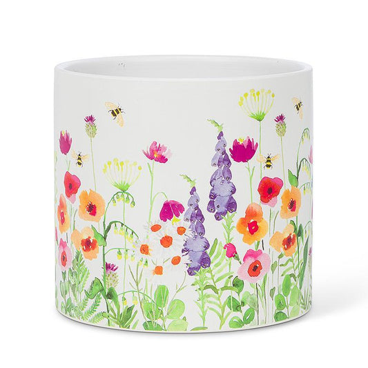 Planter, Floral 6.5"