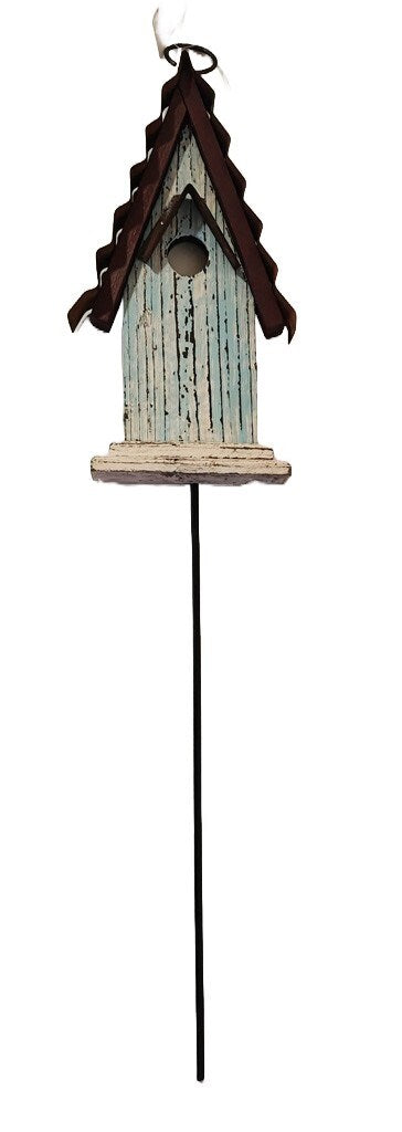 Birdhouse on a Stake