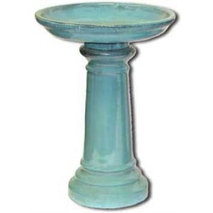 Birdbath, 2 pc. Ceramic