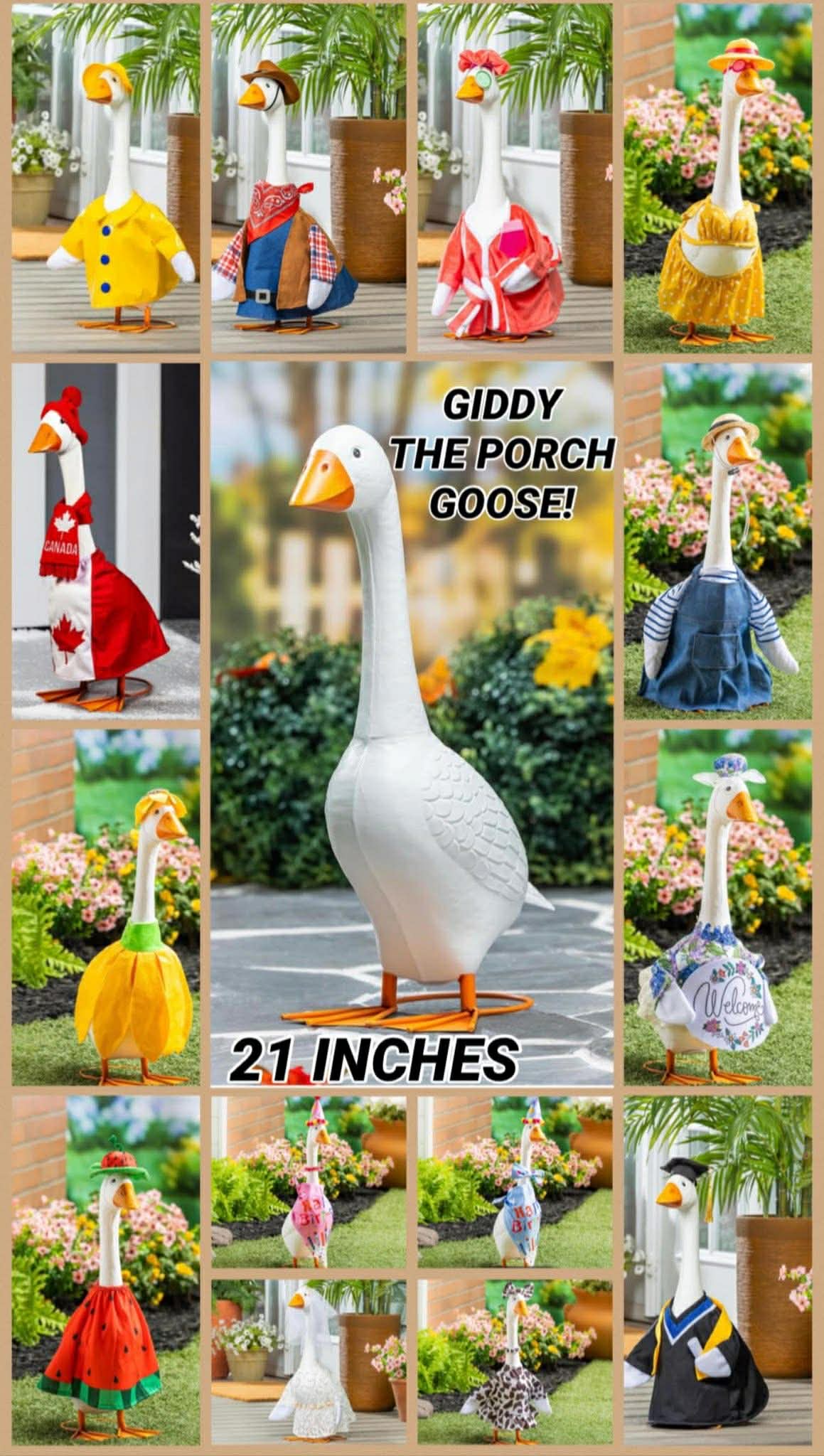 Giddy The Porch Goose