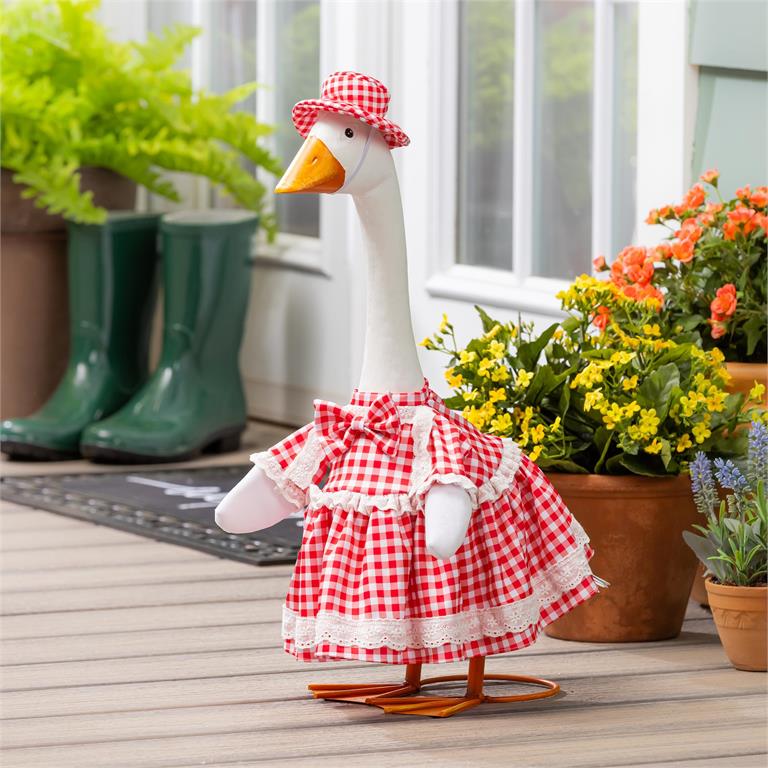 Giddy The Goose Outfit, Plaid Dress