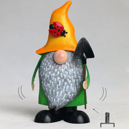 Garden Gnome, Metal 7" x 5" x 15"