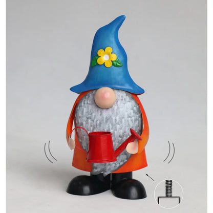 Garden Gnome, Metal 7" x 5" x 15"