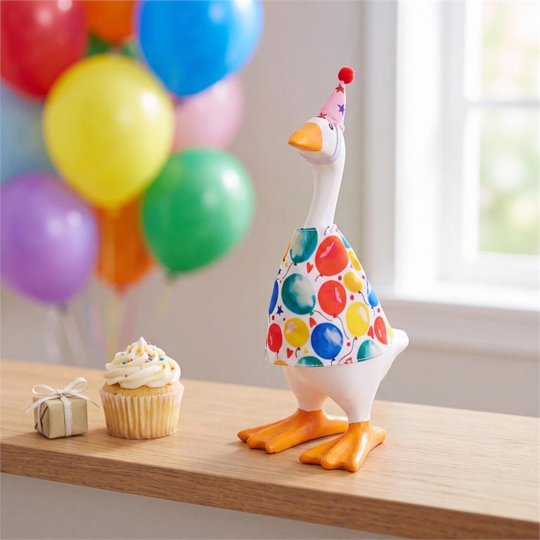 Gordy The Desk Goose Outfit, Birthday