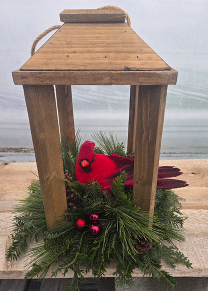 Wooden Lantern, Decorated