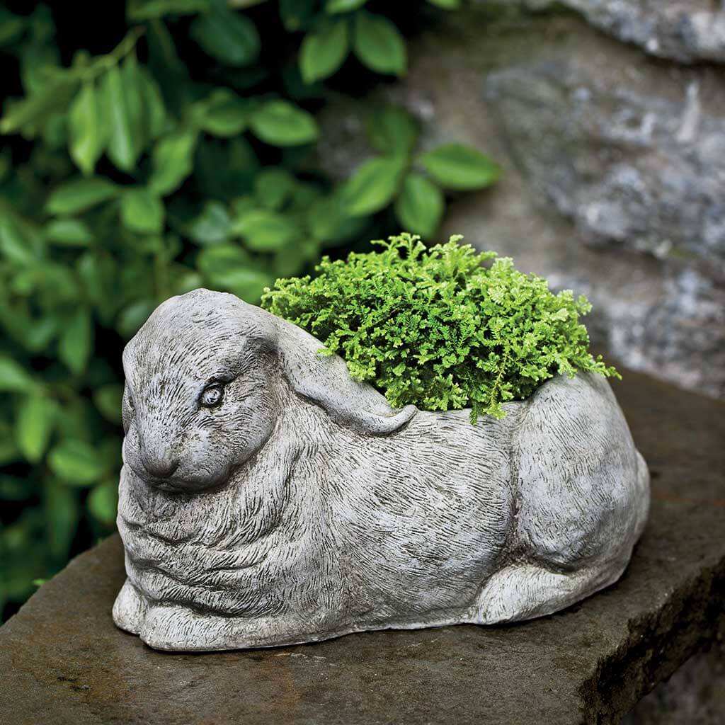 Cement Bunny Planter