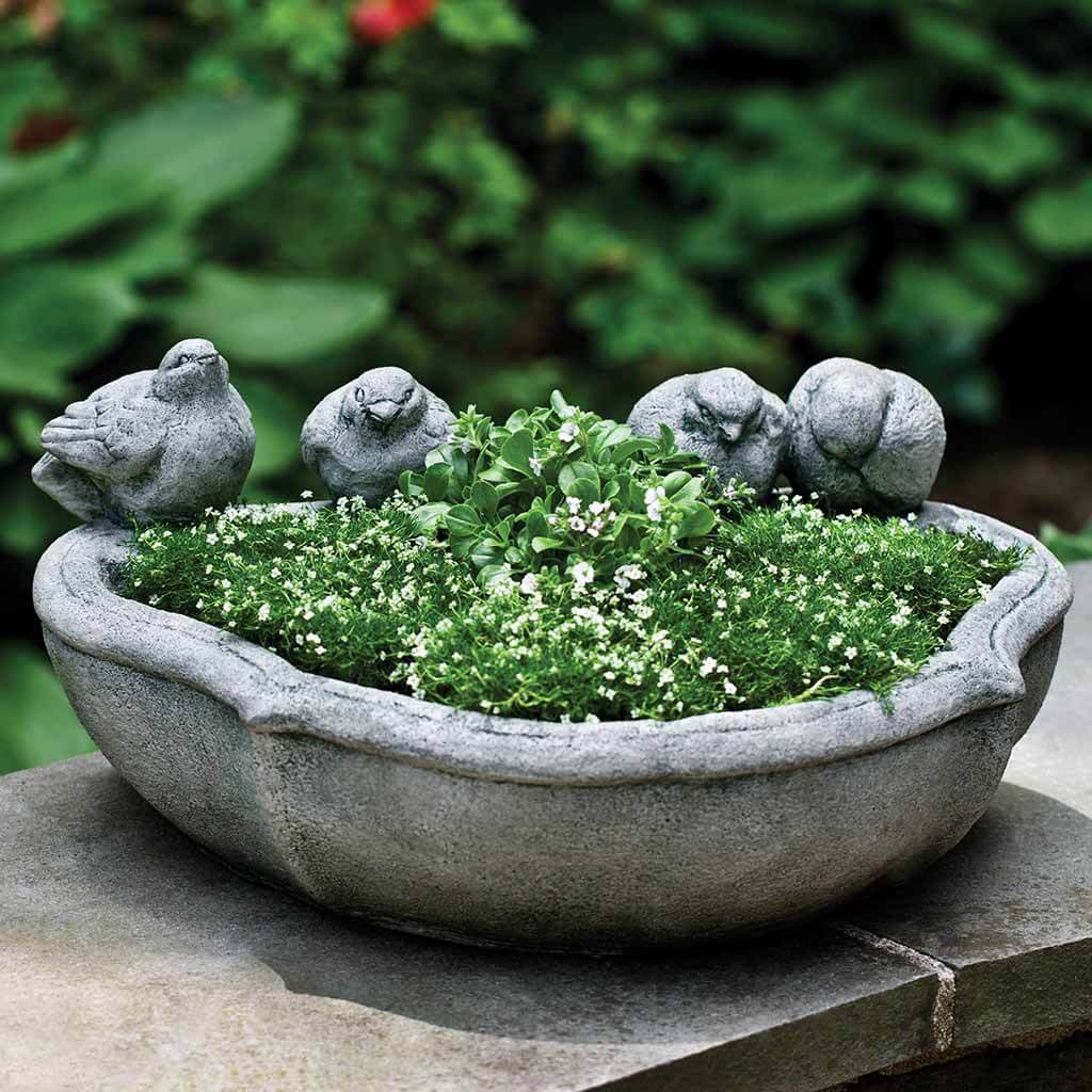 Cement Alouette Planter