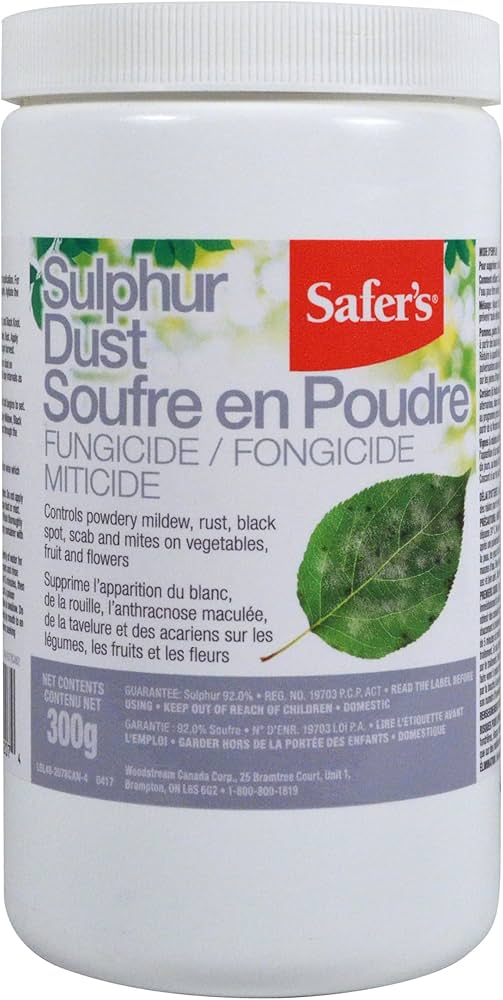 Safer's Sulphur Dust Fungicide/Miticide 300g