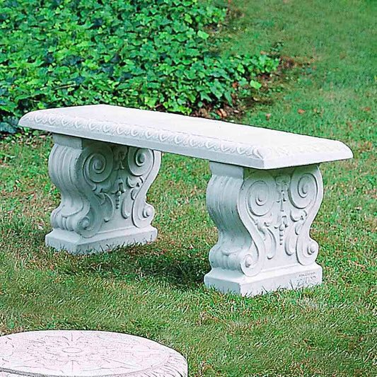 Cement Traditional Straight Bench