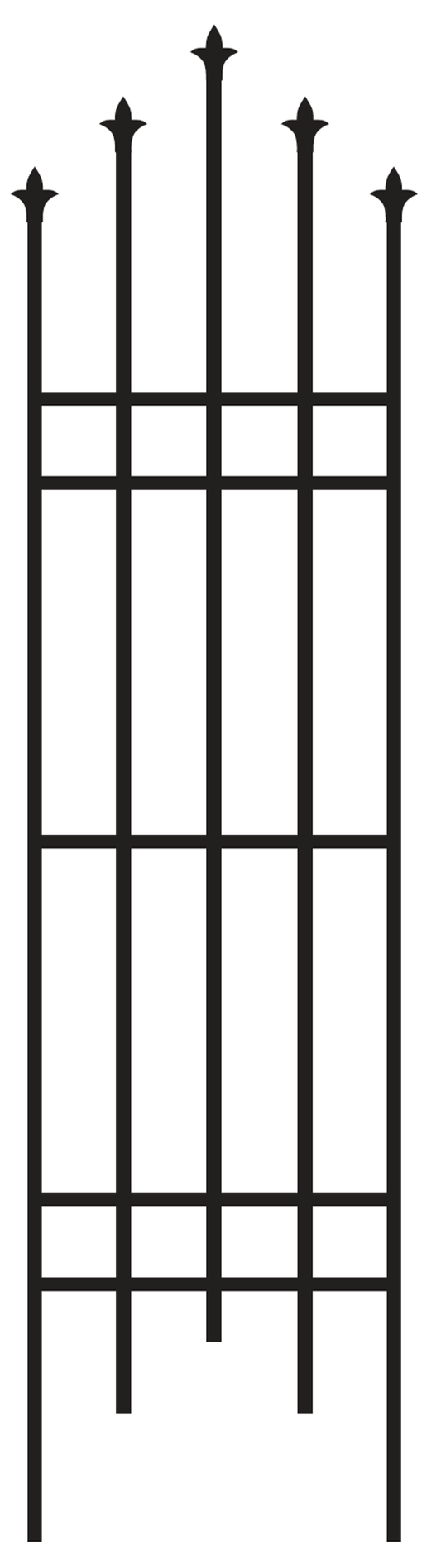 Trellis, Victorian 72" Metal
