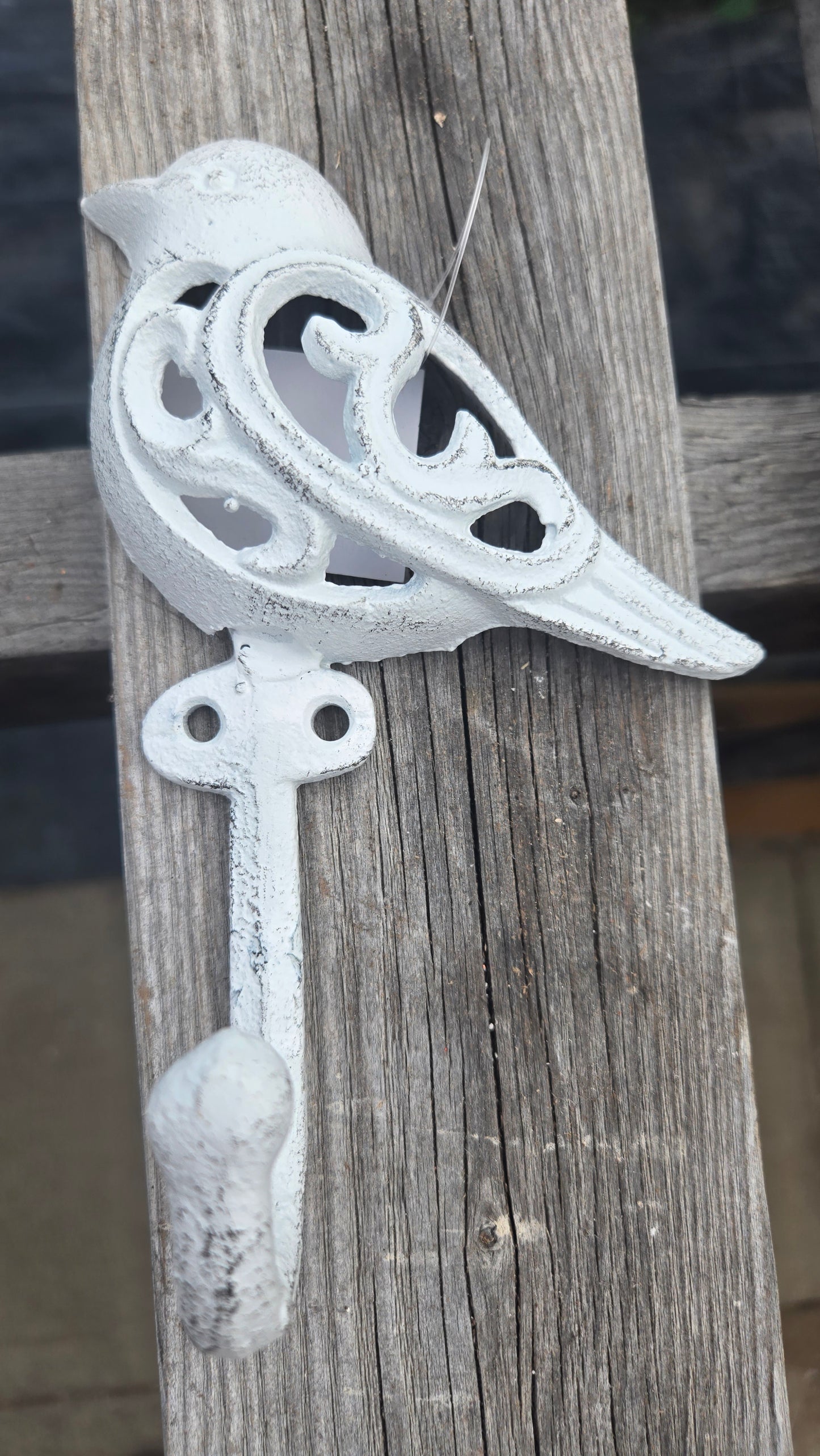 Cast Iron Bird Hook