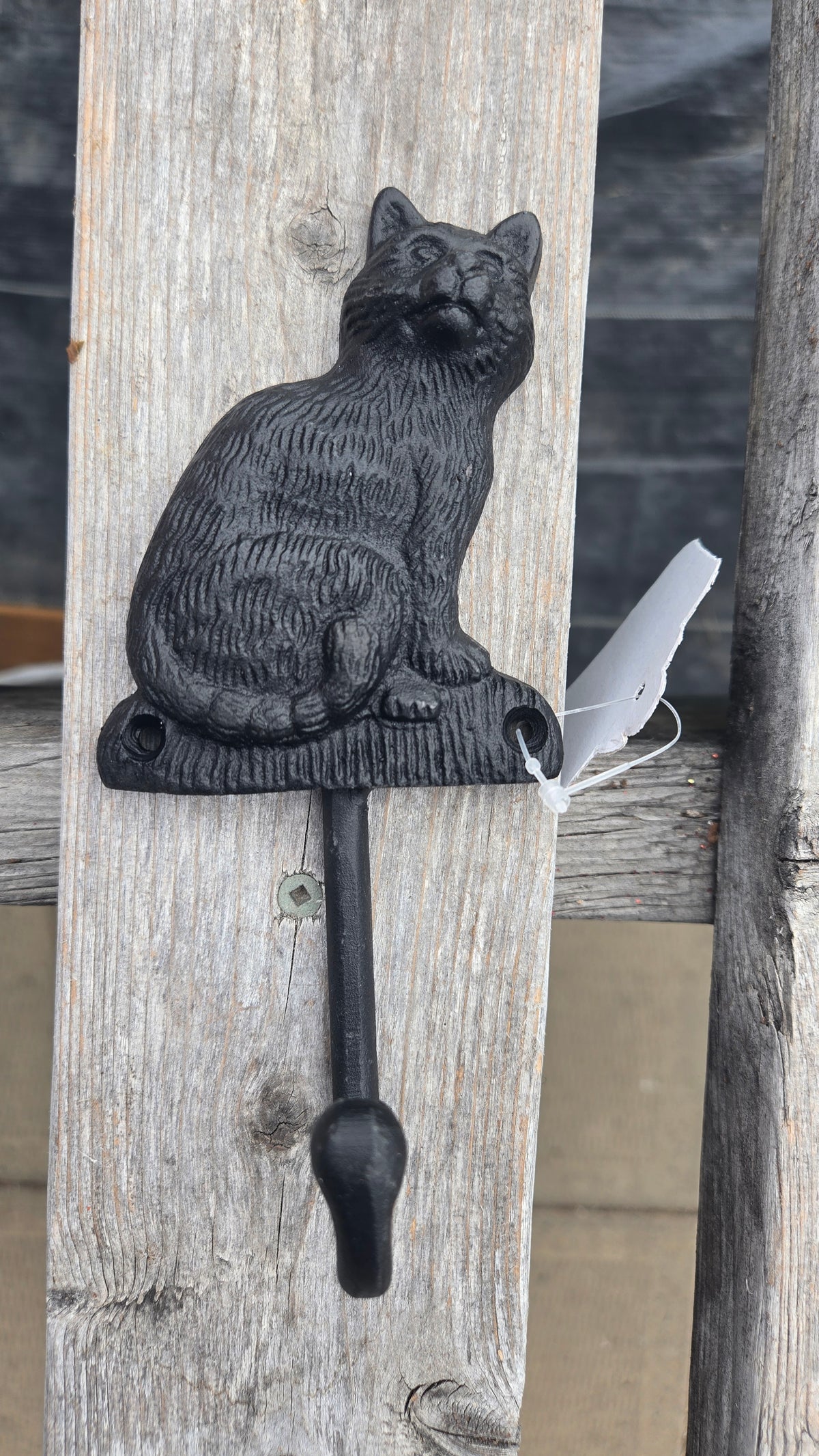 Cast Iron Cat Hook