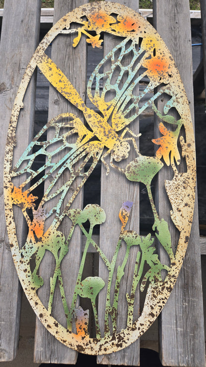 Oval Garden Wall Decor