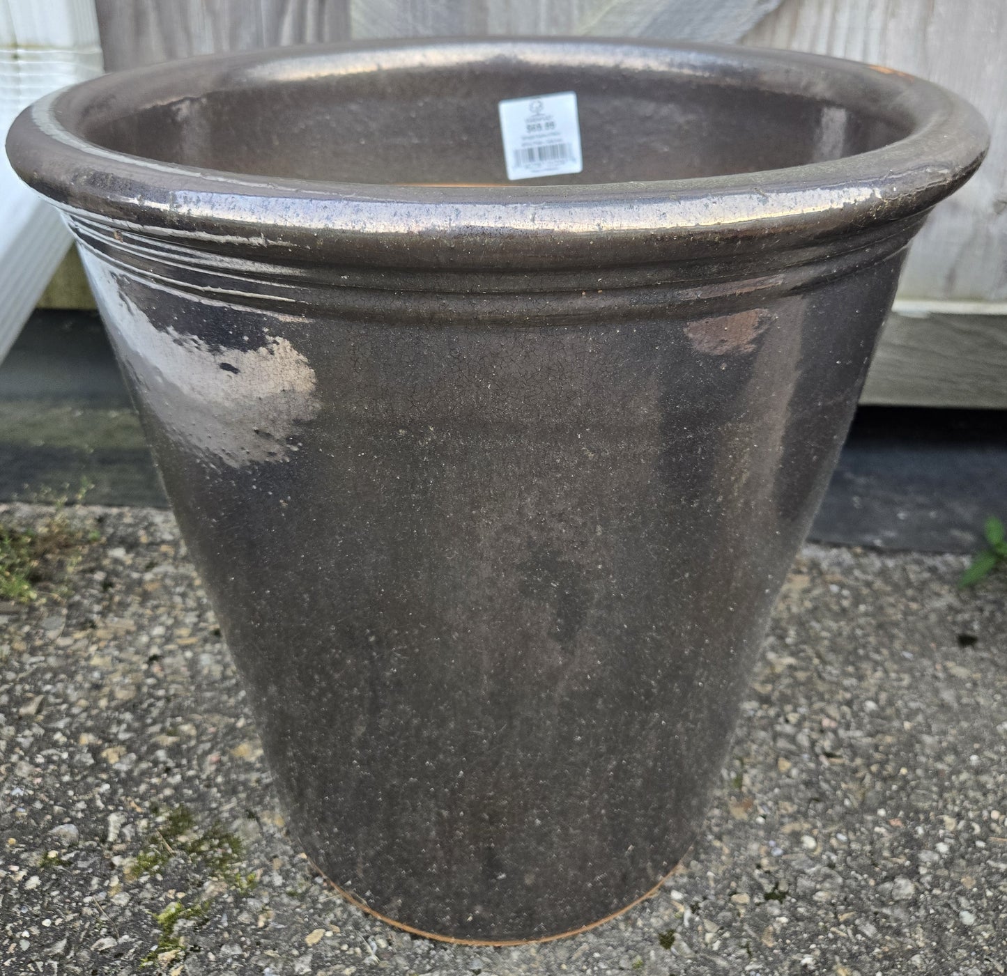 Planter, Ceramic Straight Sasha - Tank Iron